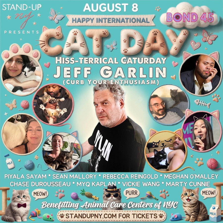 Hiss-terrical Caturday at Stand Up NY