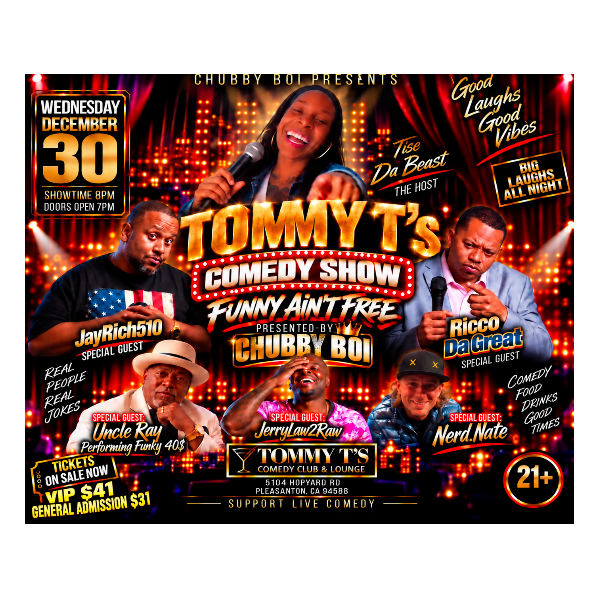Funny Ain't Free at Tommy T's Comedy Club
