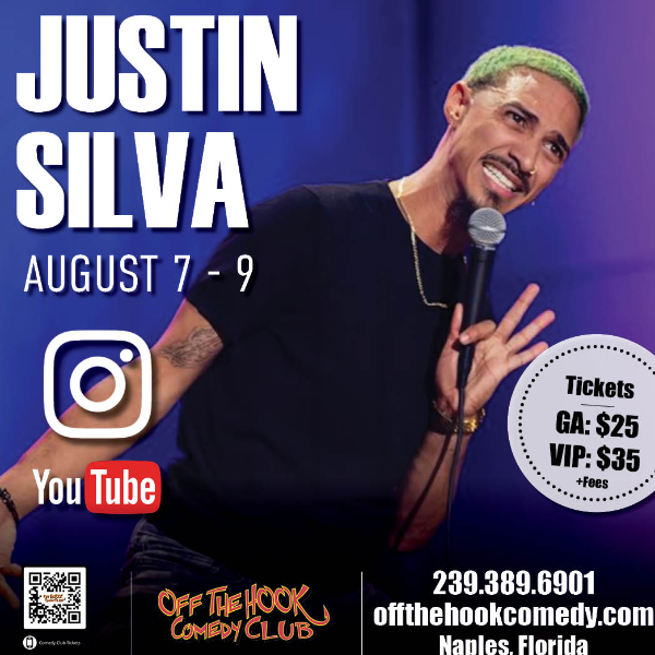 Justin Silva at Off The Hook Comedy Club