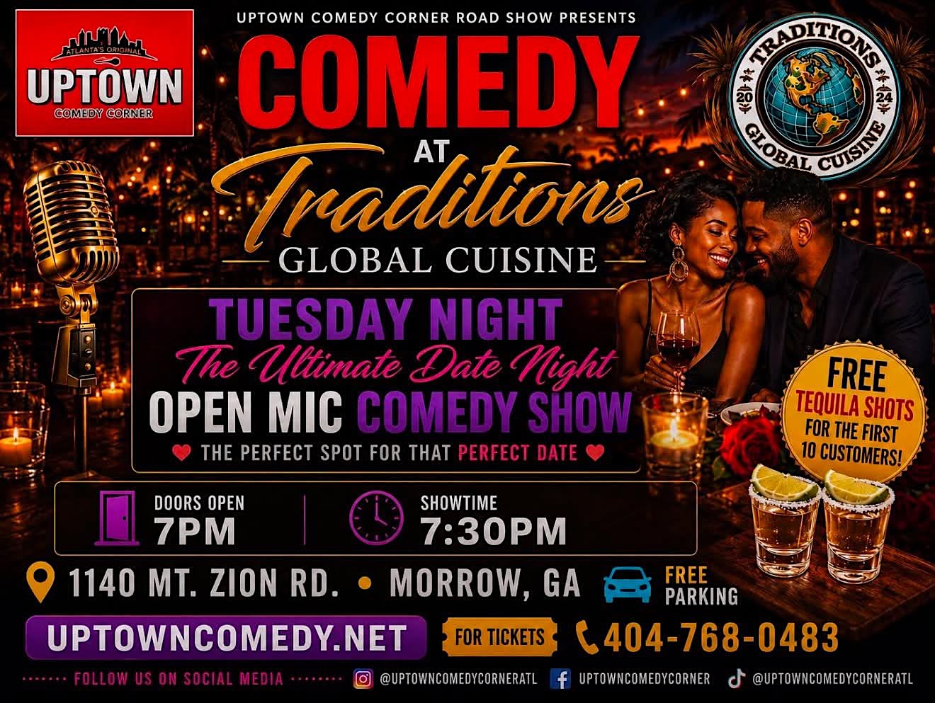 Date Night Tuesdays at Atlanta's Original Uptown Comedy Corner