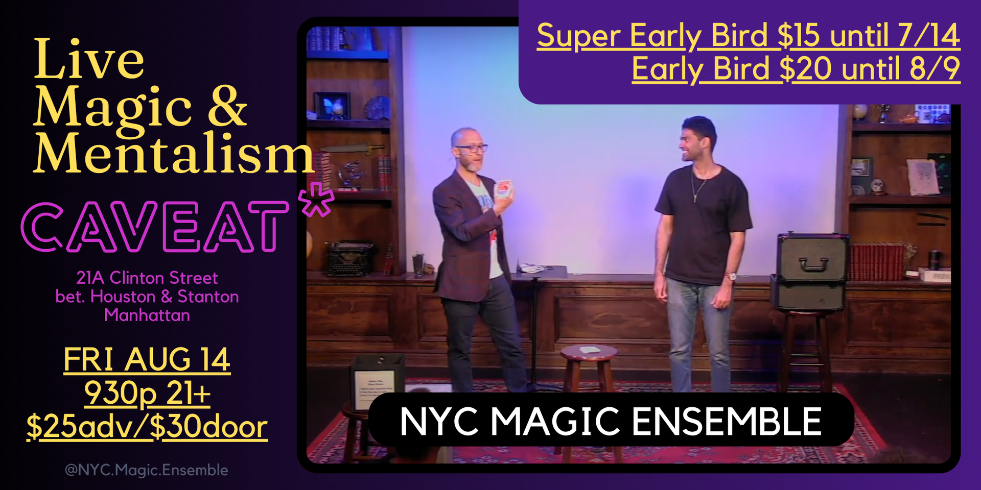 NYC Magic Ensemble at Caveat