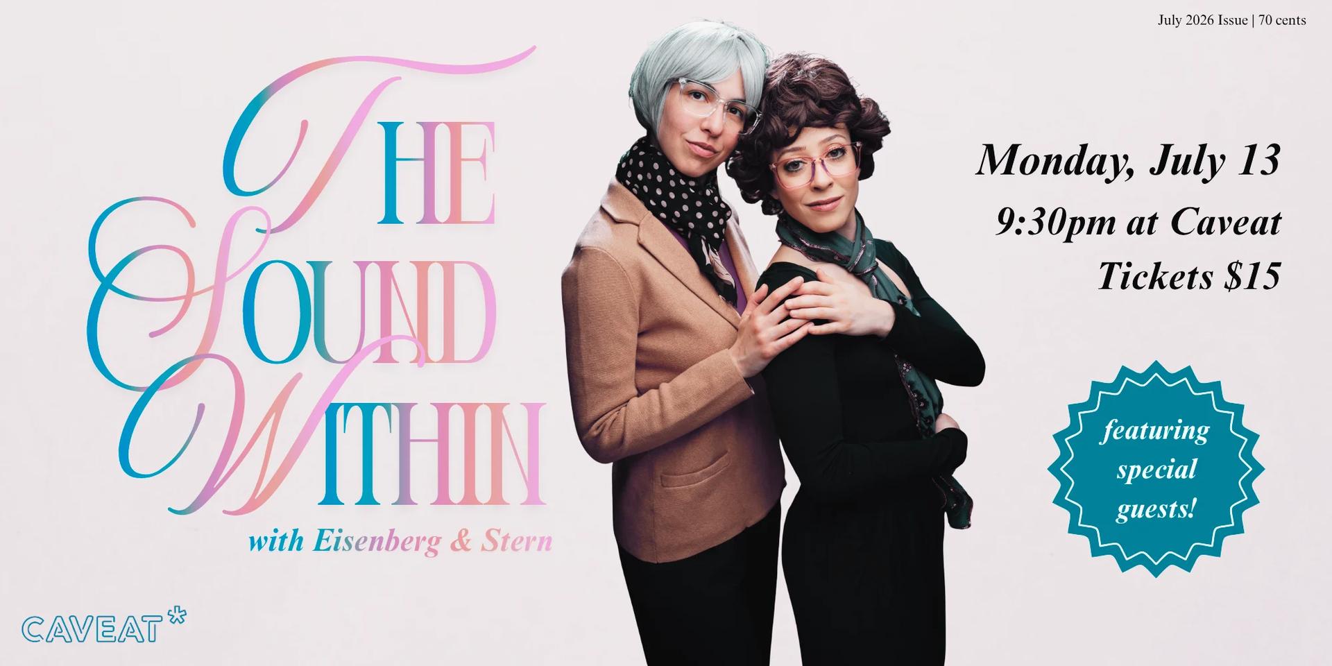The Sound Within with Eisenberg & Stern at Caveat