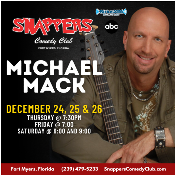 Michael Mack at Snappers Comedy Club Fort Myers