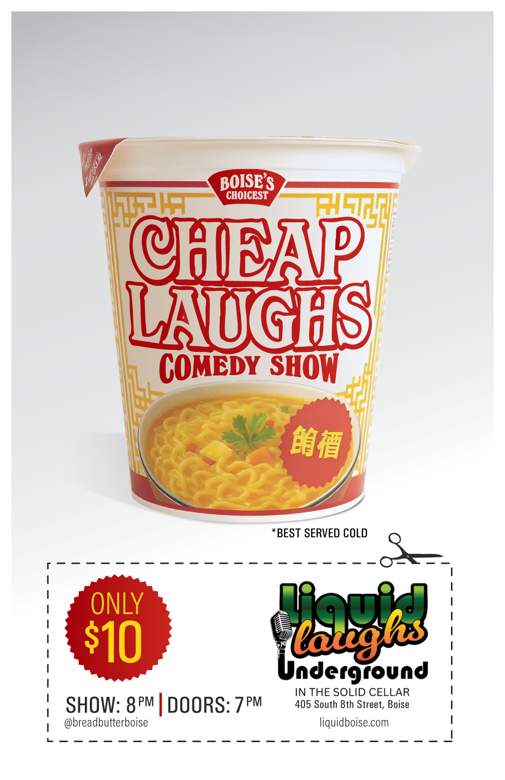 Cheap Laughs Comedy Show at Liquid Laughs Comedy Club