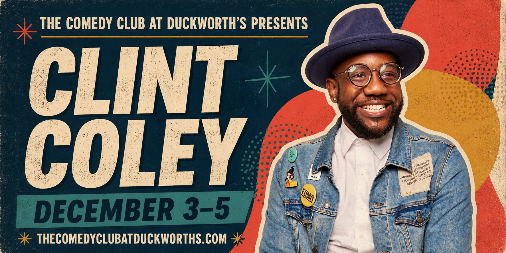 Clint Coley at The Comedy Club at Duckworth's