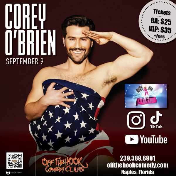 Corey O'Brien at Off The Hook Comedy Club