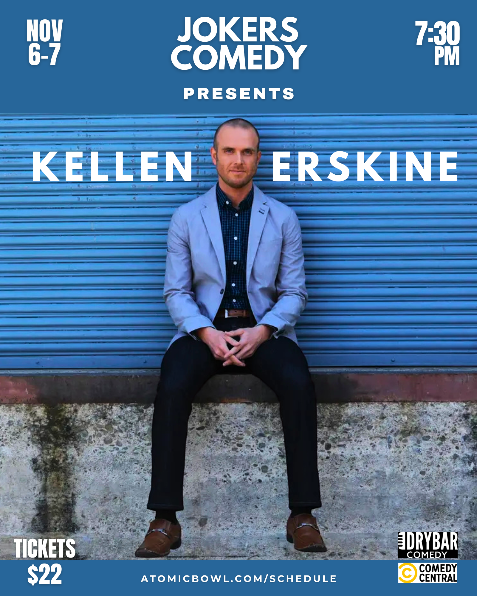 Kellen Erskine at Joker's Comedy Club