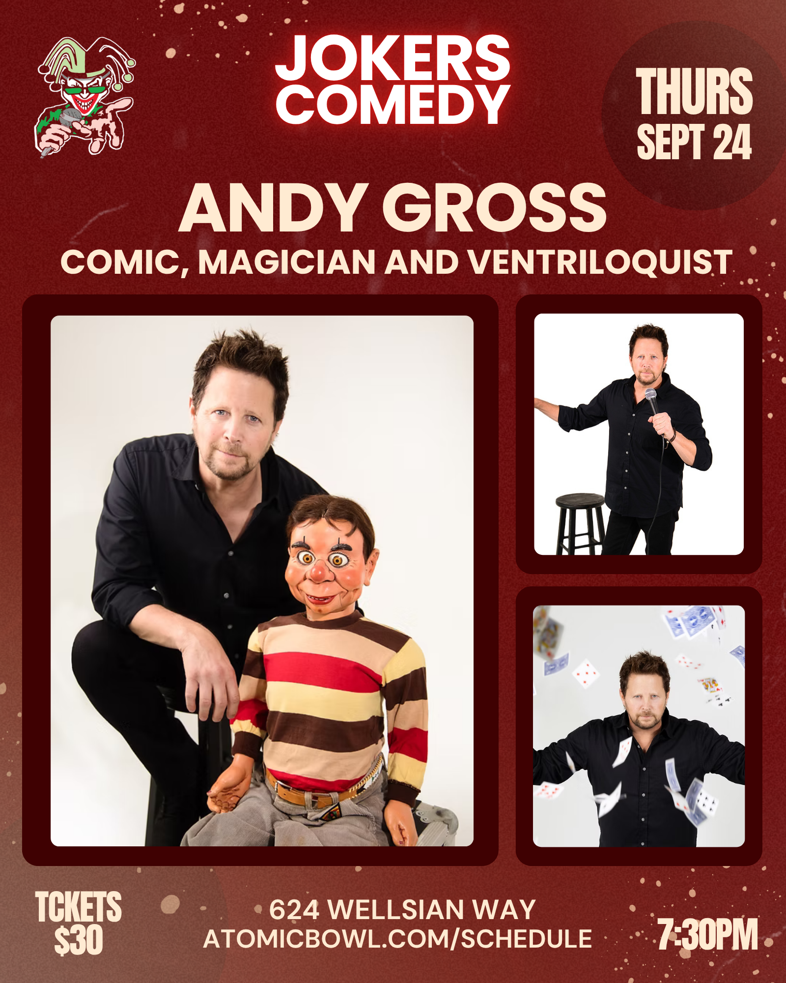 Andy Gross at Joker's Comedy Club