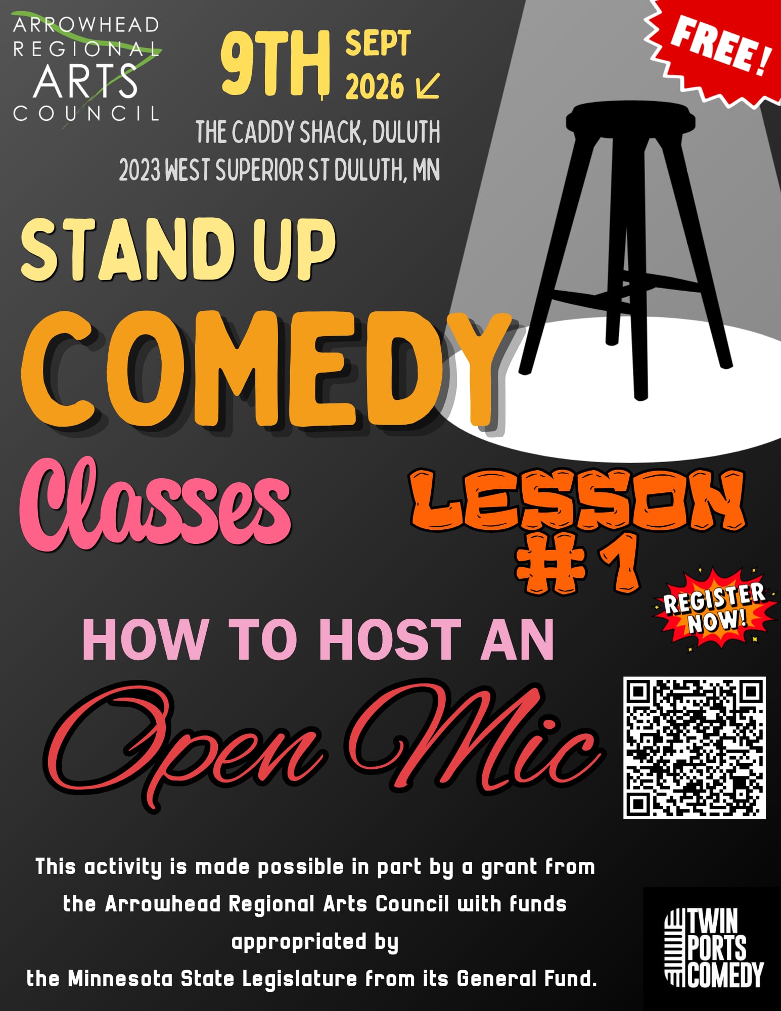 Hosting an Open Mic at Twin Ports Comedy