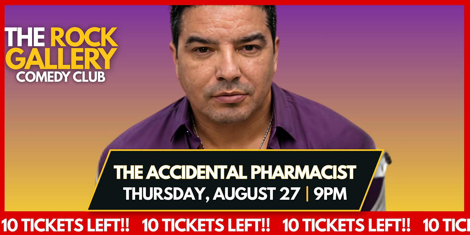 The Accidental Pharmacist at The Rock Gallery Comedy Club