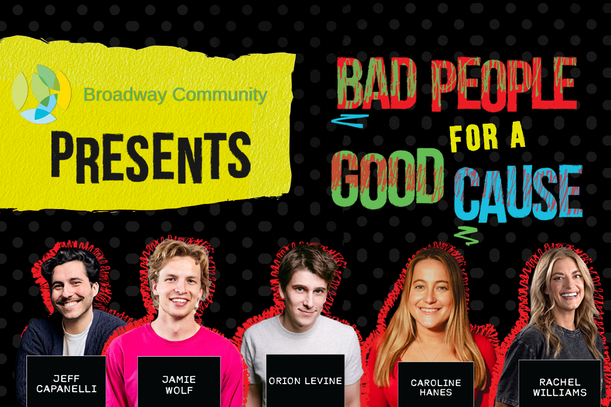 Bad People for a Good Cause at Rodney's New York Comedy Club