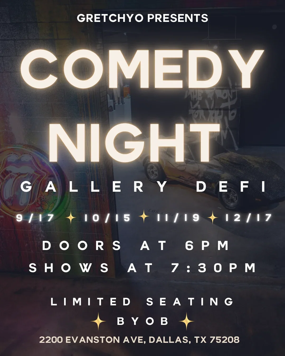 The Art of Comedy at Gallery DeFi