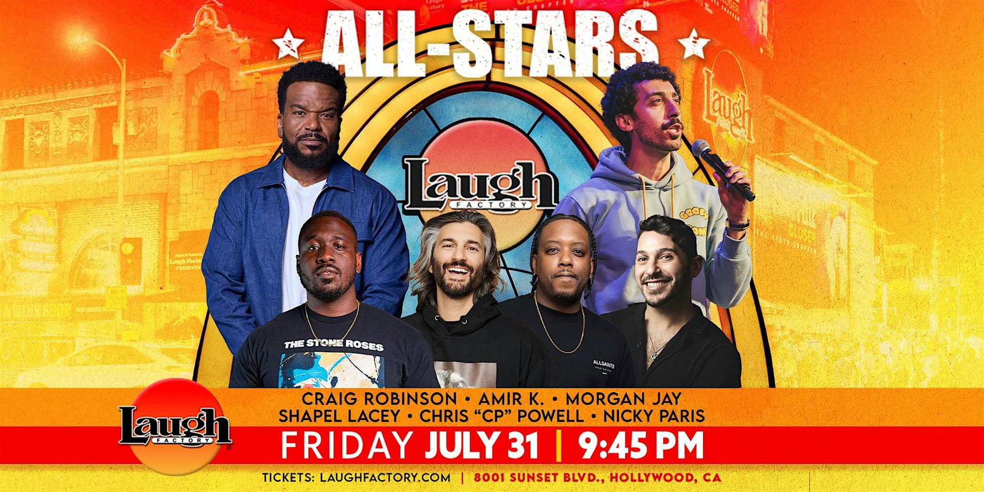 Friday Night All-Stars at The Laugh Factory Hollywood