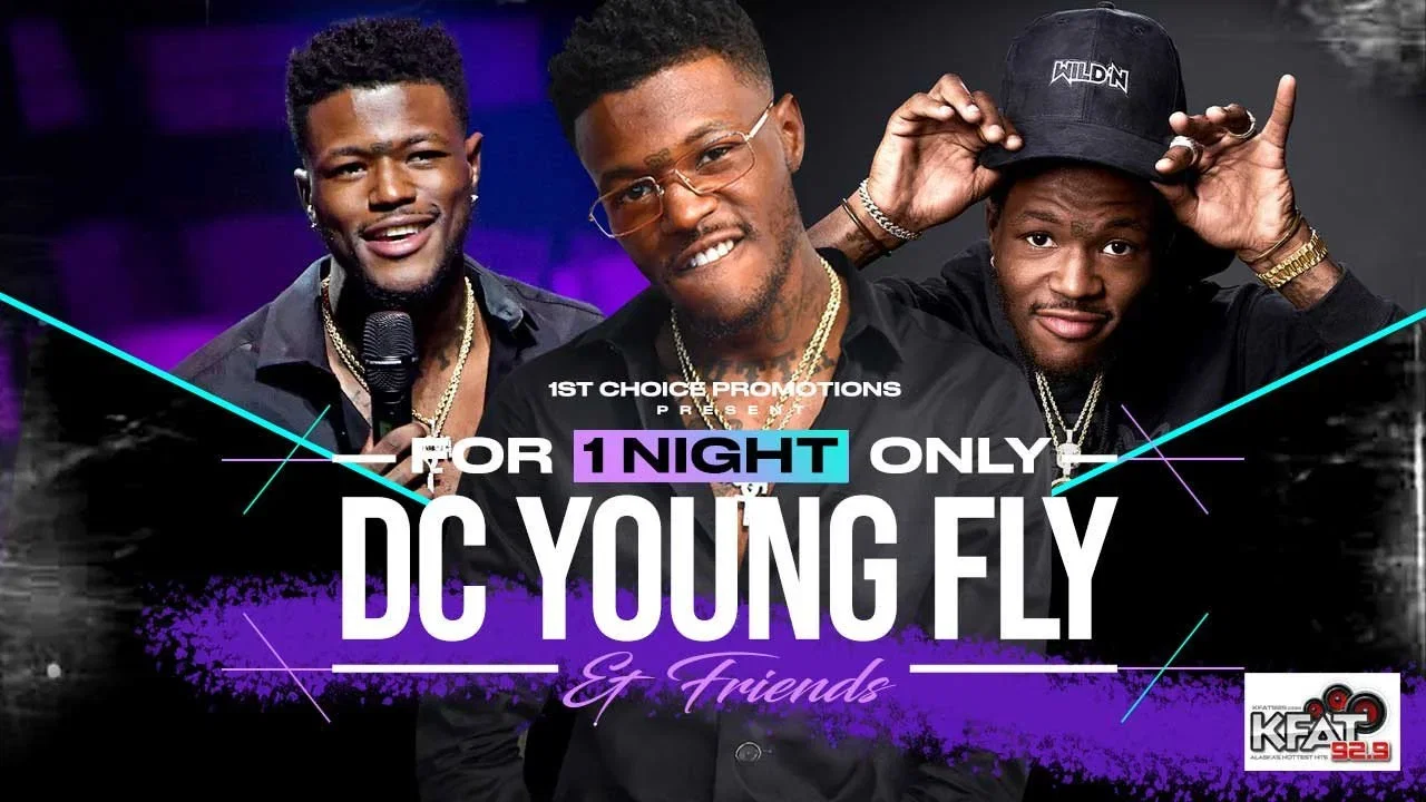 DC Young Fly & Friends at Rubber Ptarmigan Comedy