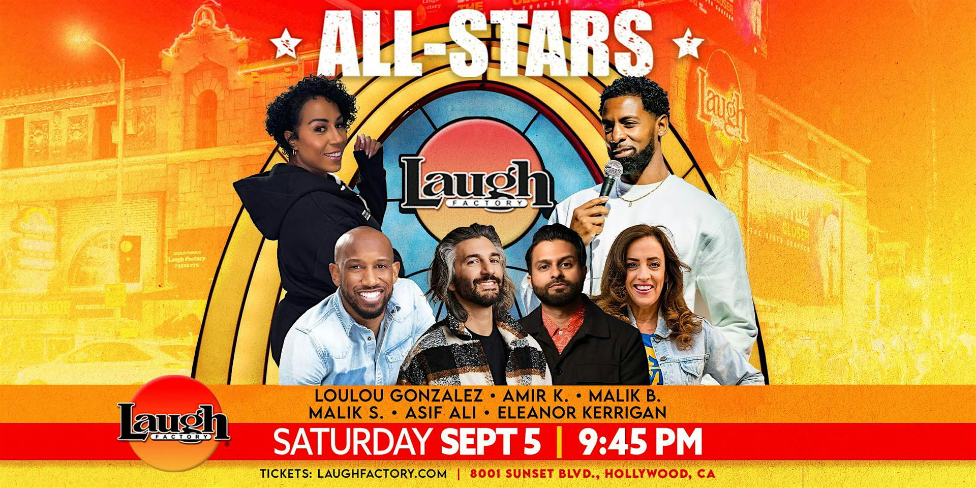 Saturday Night All-Stars at The Laugh Factory Hollywood