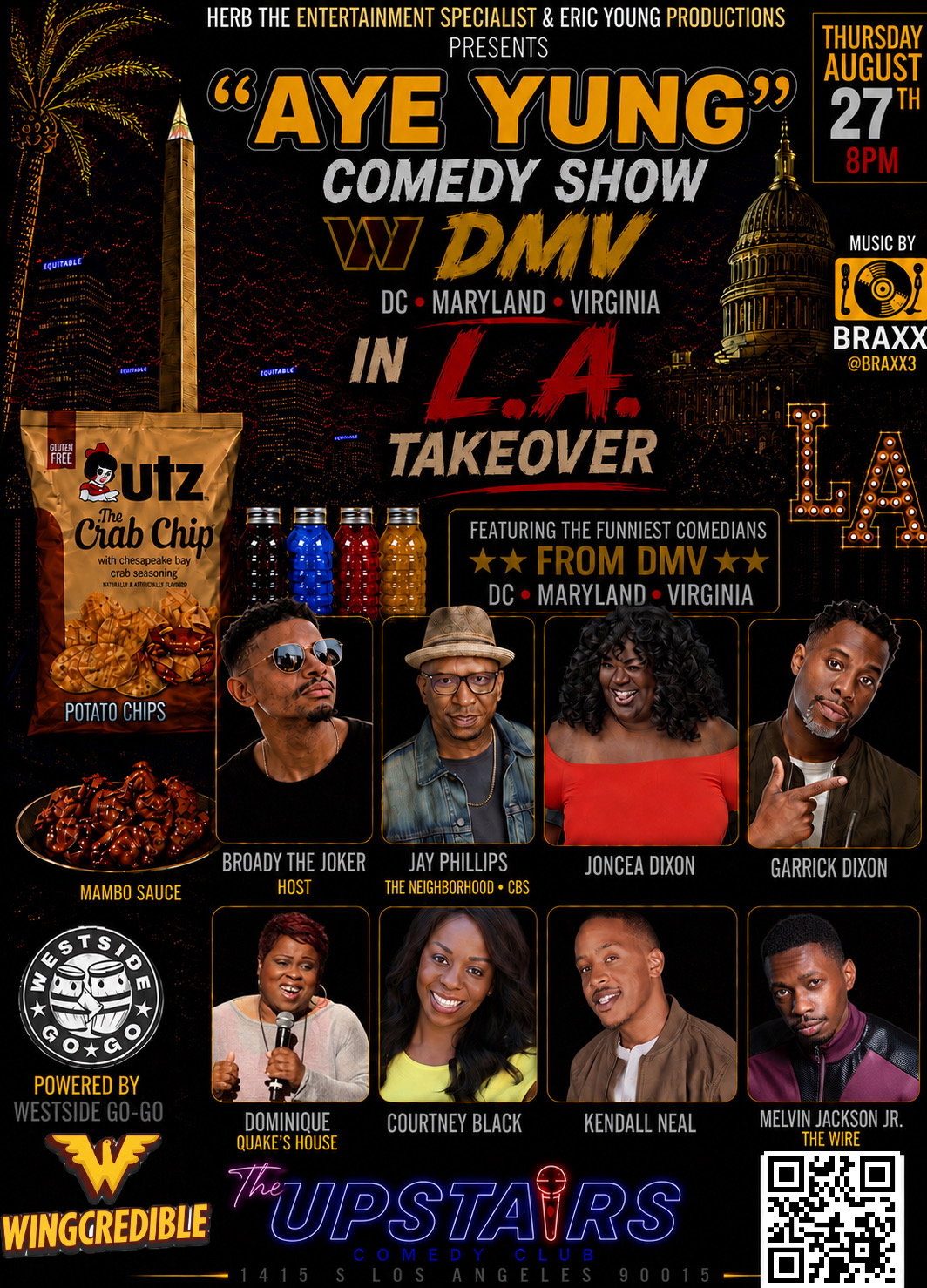 Aye Yung Comedy Show at The Upstairs Comedy Club