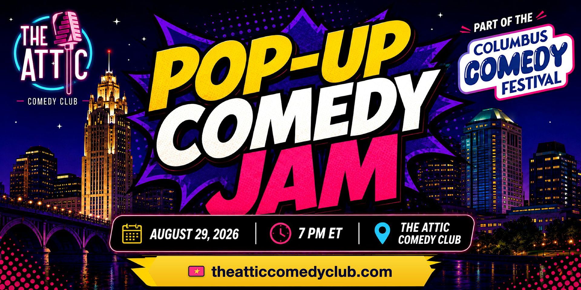Pop-Up Comedy Jam at The Attic Comedy Club