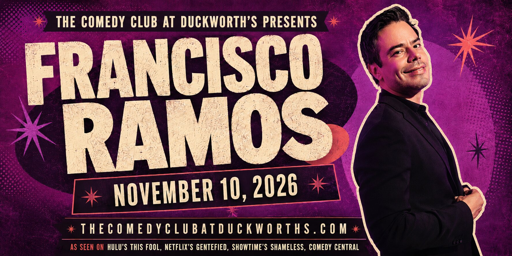 Francisco Ramos at The Comedy Club at Duckworth's