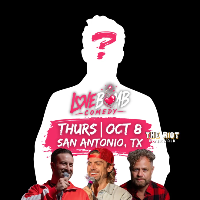 Lovebomb Comedy at The Riot Riverwalk