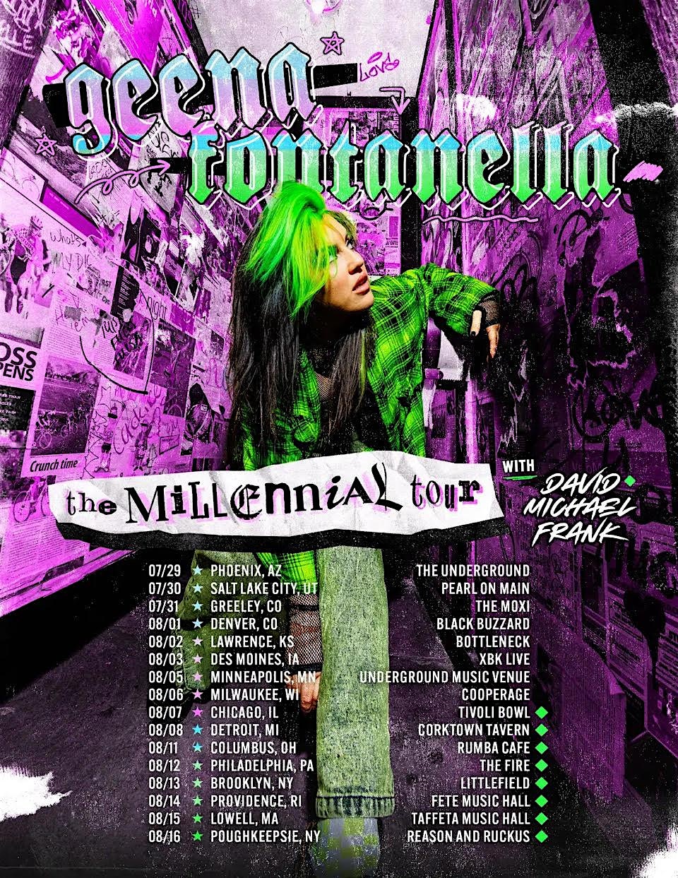 Geena Fontanella: The Millennial Tour at Littlefield