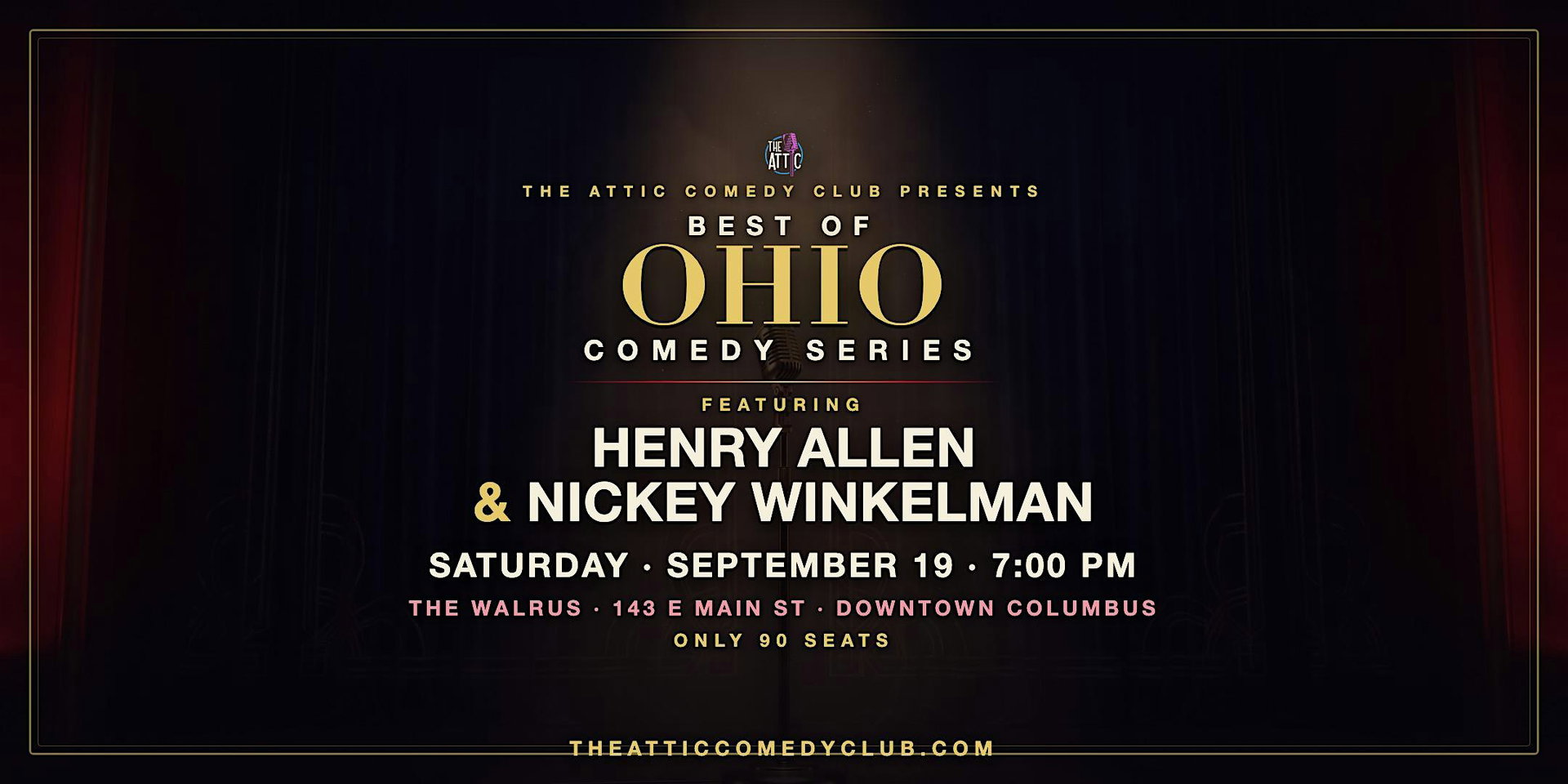 Best of Ohio Comedy Series at The Attic Comedy Club