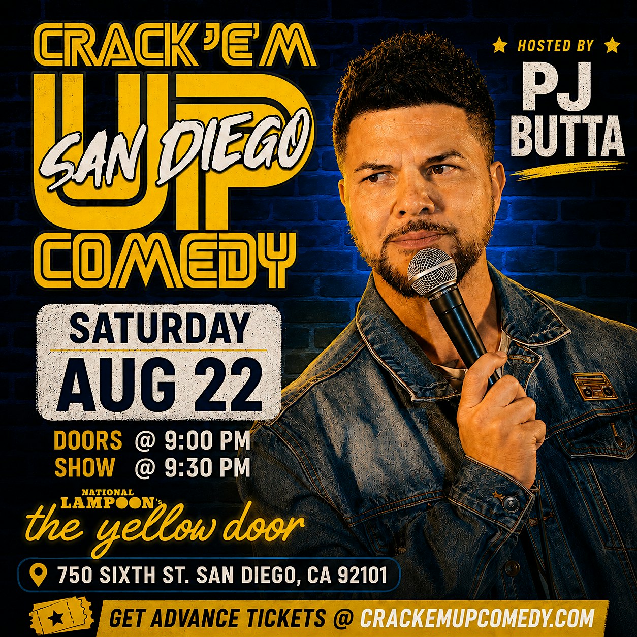 Crack Em Up Comedy at National Lampoon: The Yellow Door