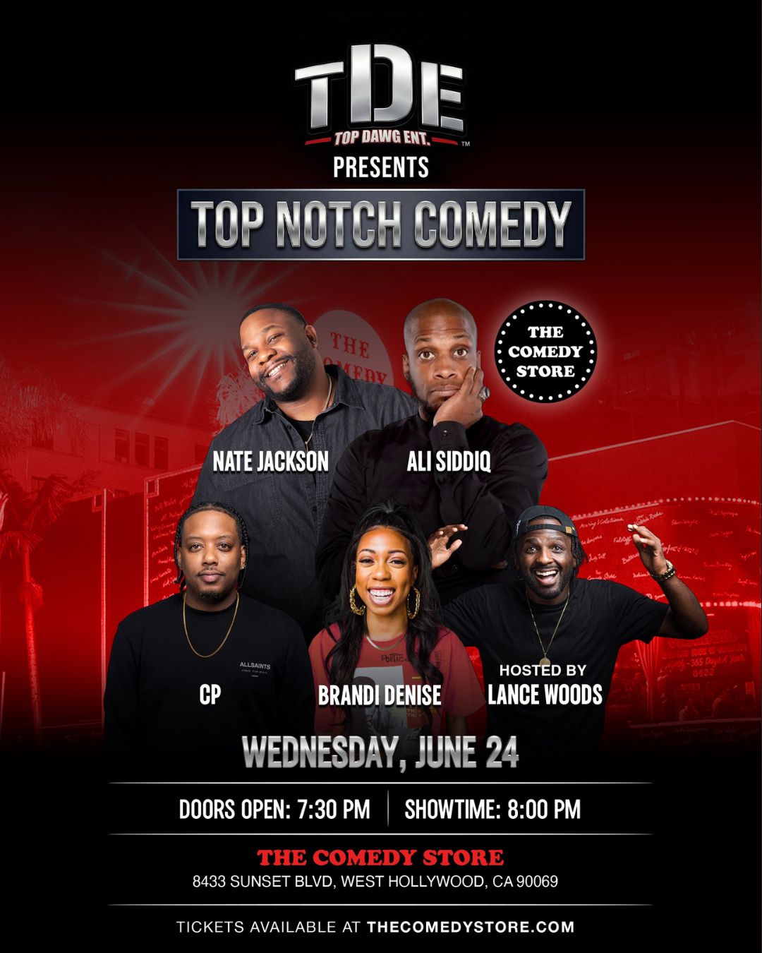 Top Notch Comedy at The Comedy Store