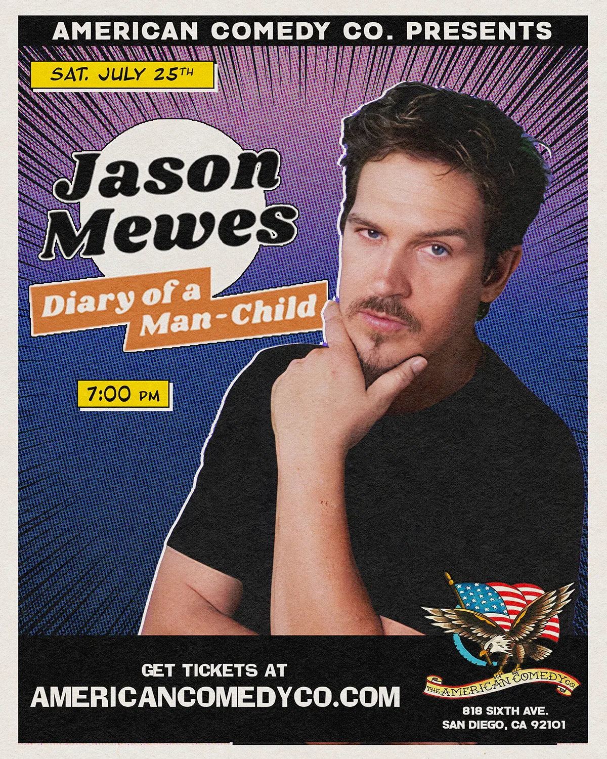 Diary of a Man Child LIVE! at American Comedy Co.