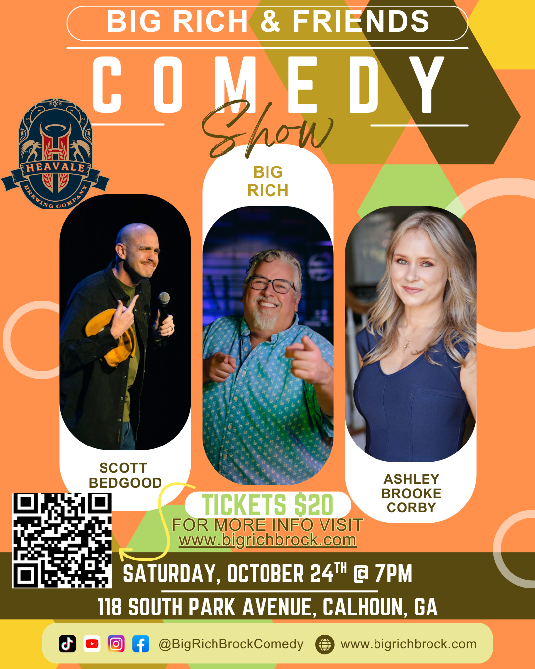 Big Rich & Friends Comedy Show at Big Rich Brock Comedy
