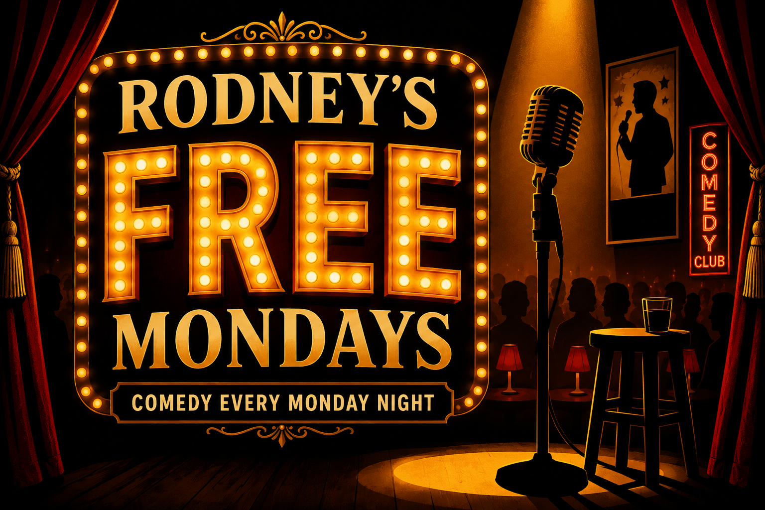 Comedy Mob Mondays at Rodney's New York Comedy Club
