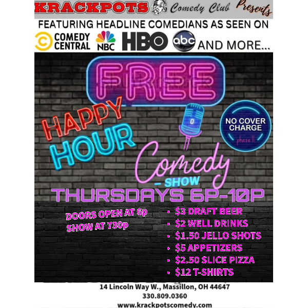 Comedy Open Mic Night at Krackpots Comedy Club