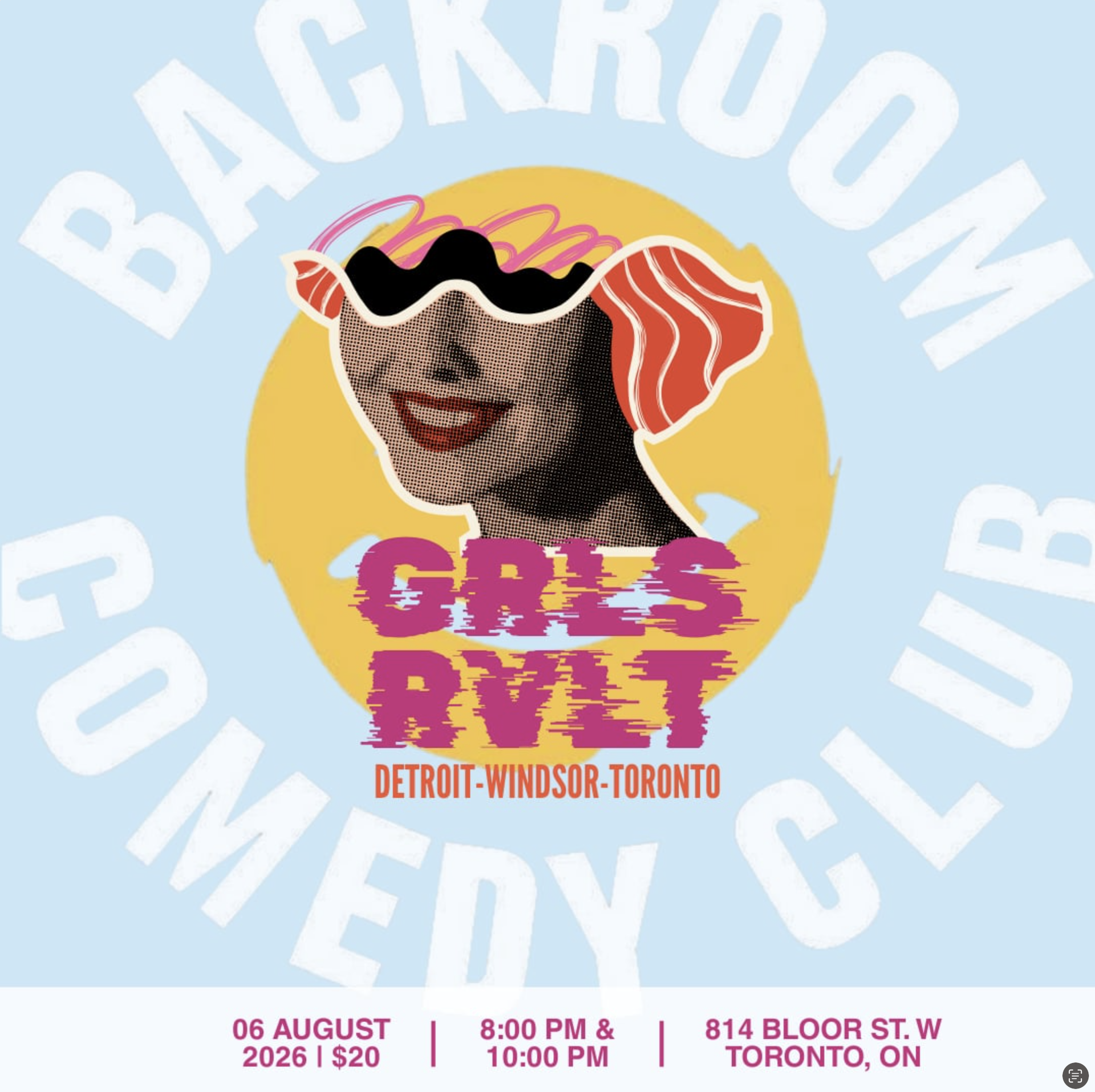 Grls RVLT at Backroom Comedy Club