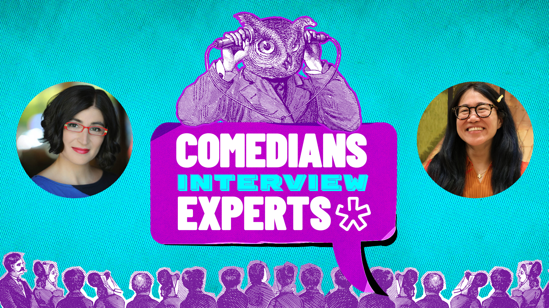 Comedians Interview Experts at Caveat