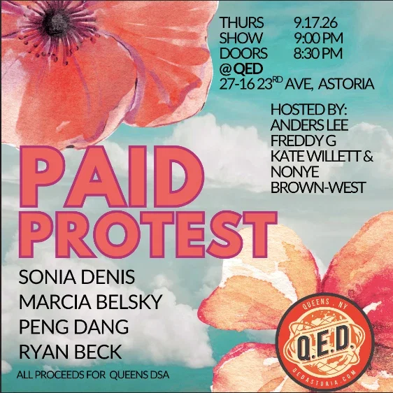 Paid Protest at Q.E.D. Astoria