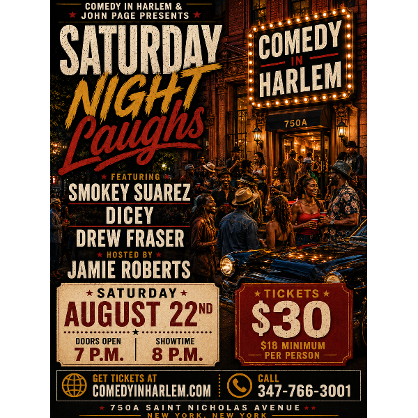 Saturday Night Laughs at Comedy in Harlem
