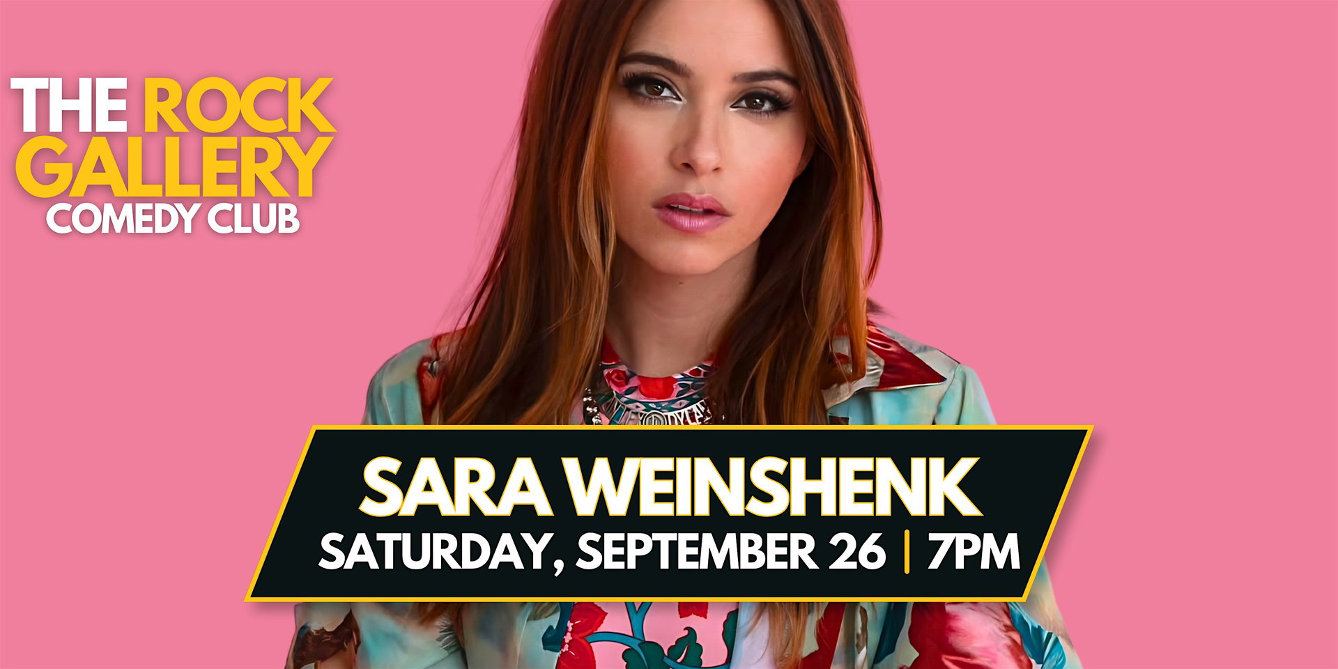 Sara Weinshenk Comedy Show at The Rock Gallery Comedy Club