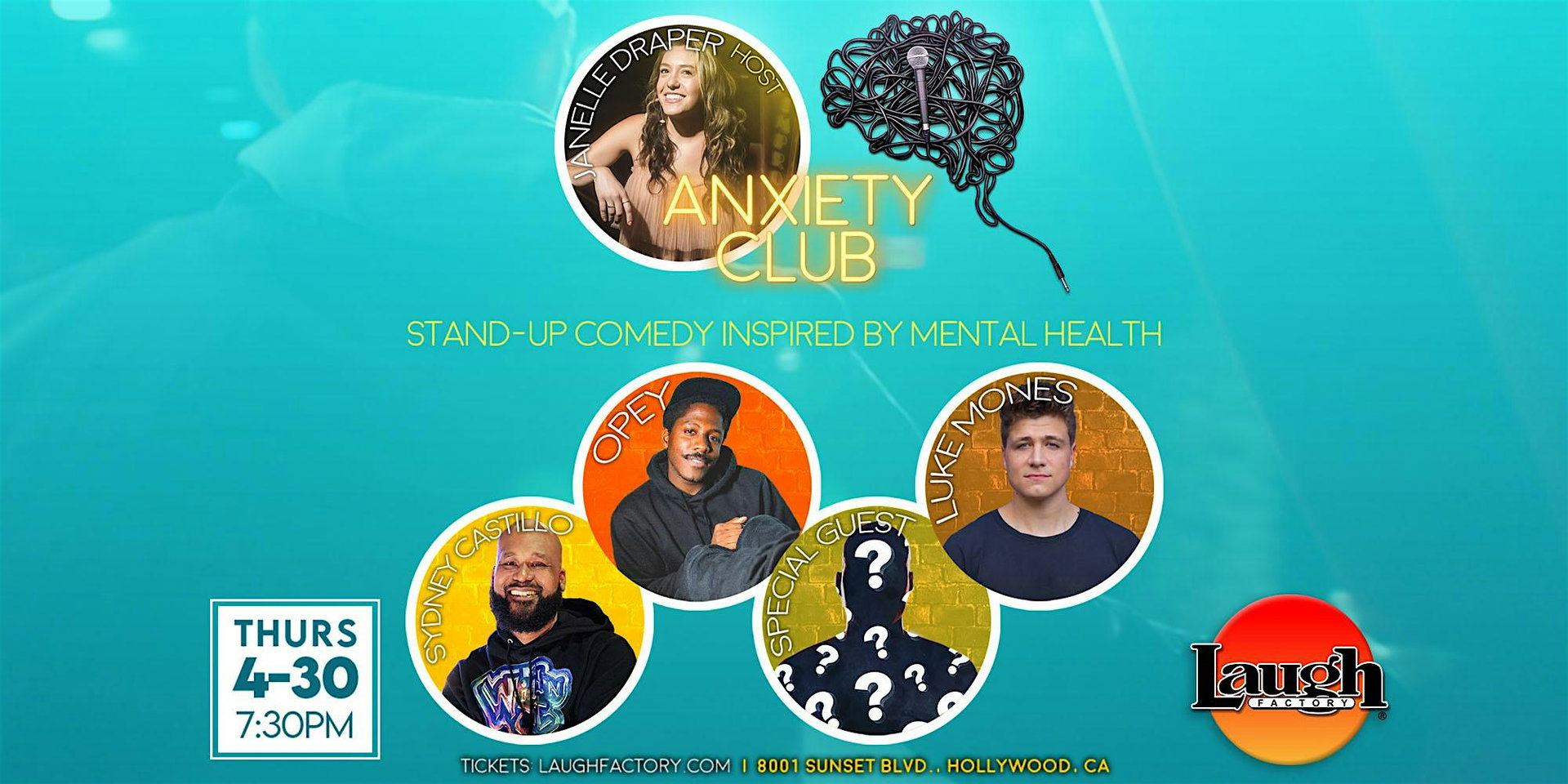 Anxiety Club at The Laugh Factory Hollywood