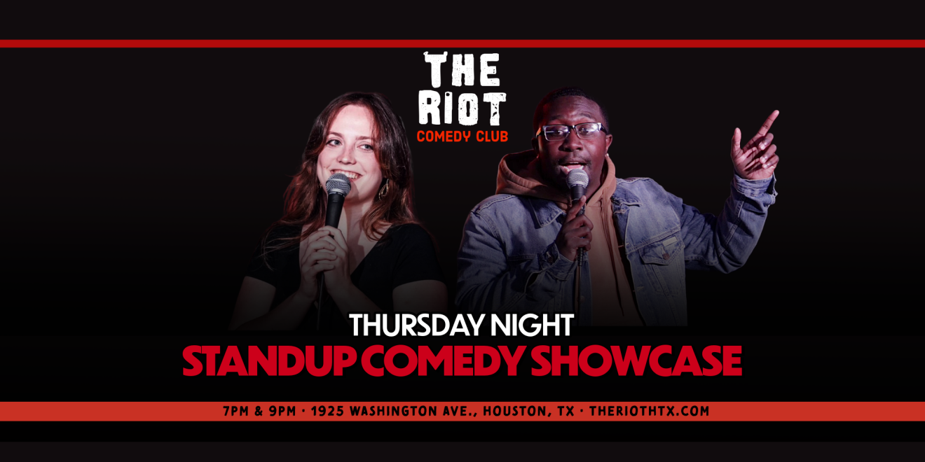 Thursday Night Late Standup Comedy Showcase at The Riot Comedy Club