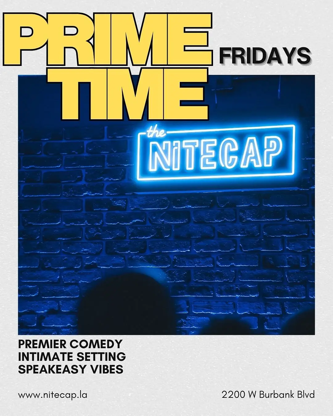 PRIME TIME FRIDAYS at The Nitecap