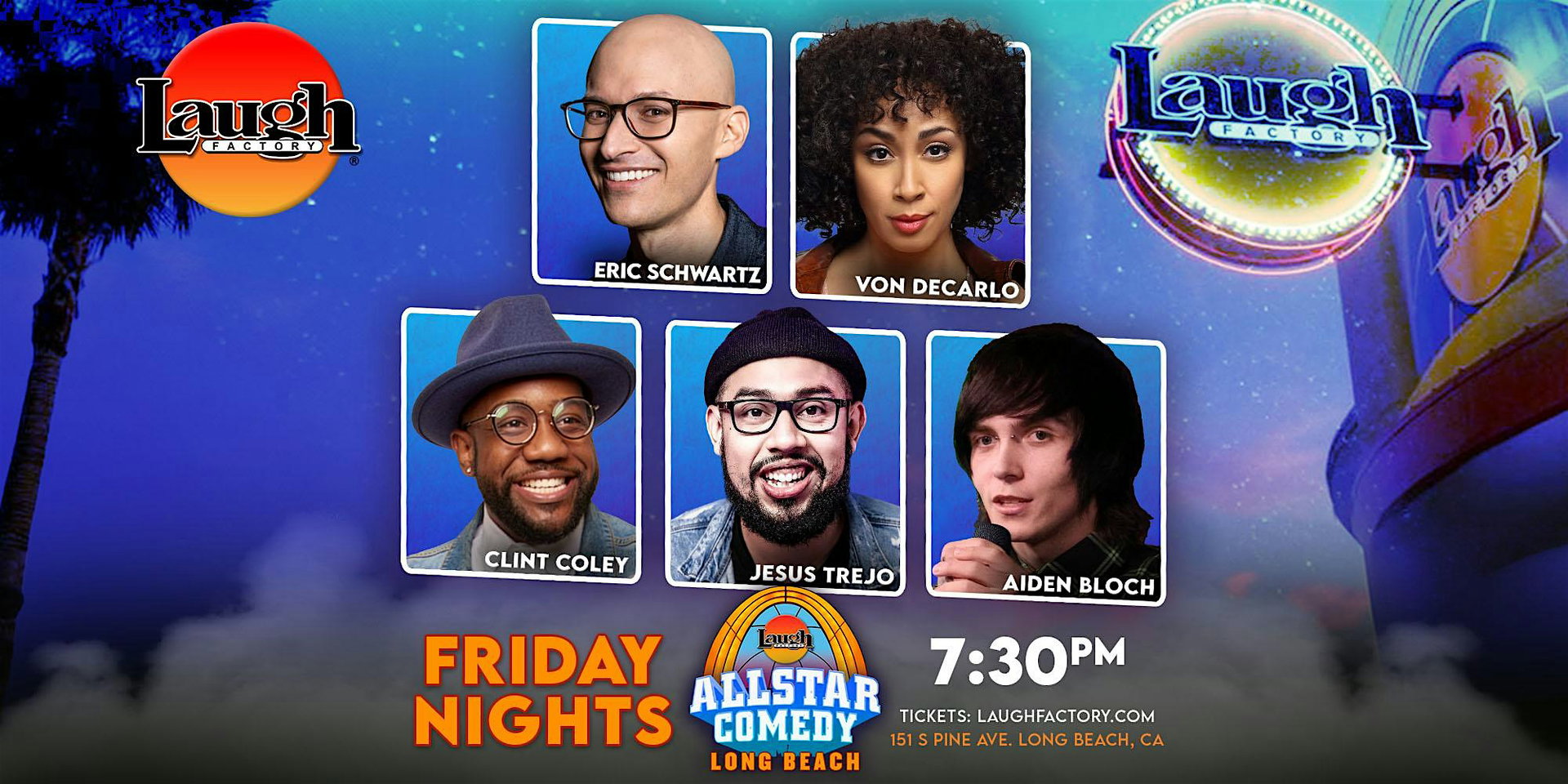 Friday All-Star Comedy at The Laugh Factory Long Beach