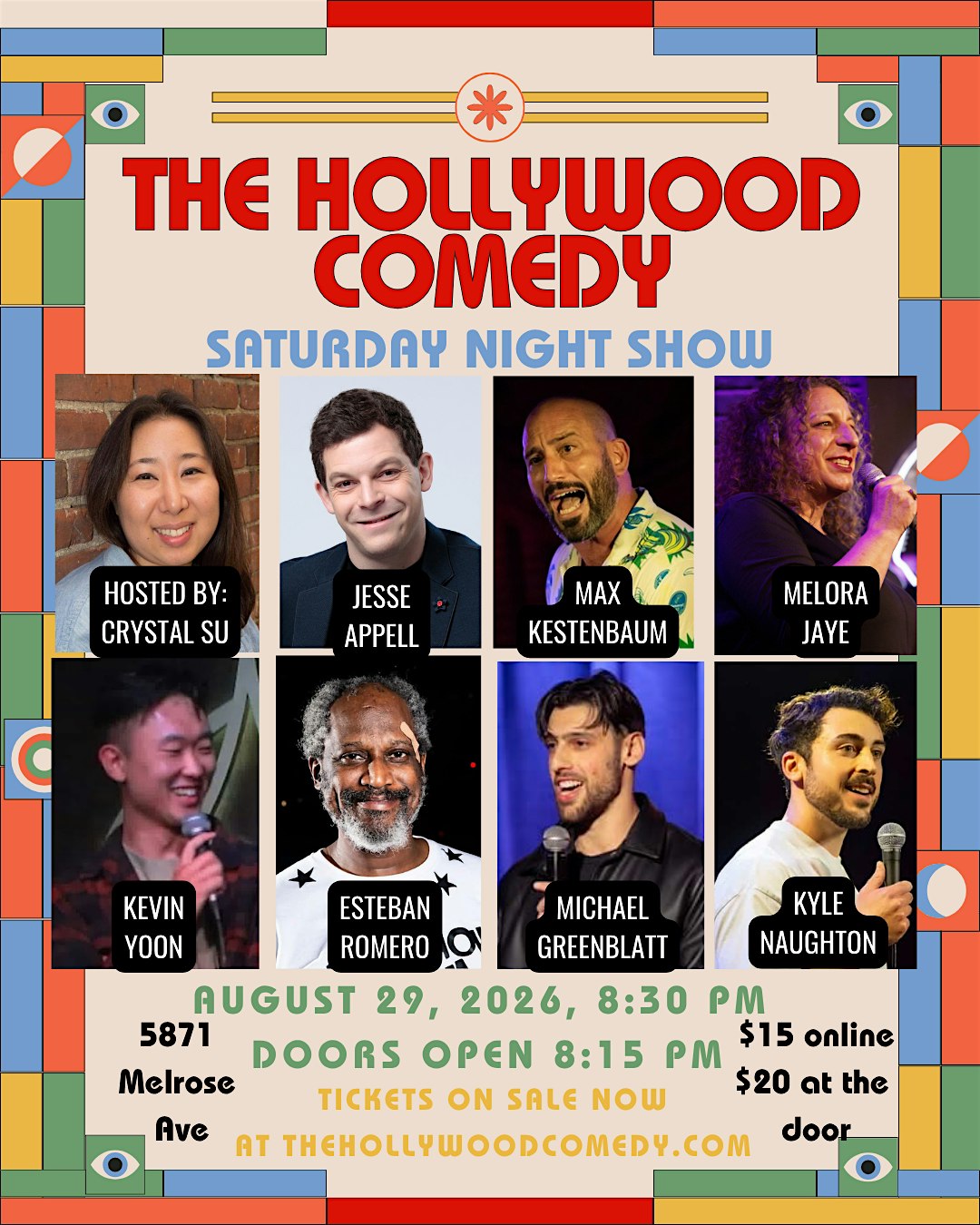 Saturday Night Show at The Hollywood Comedy