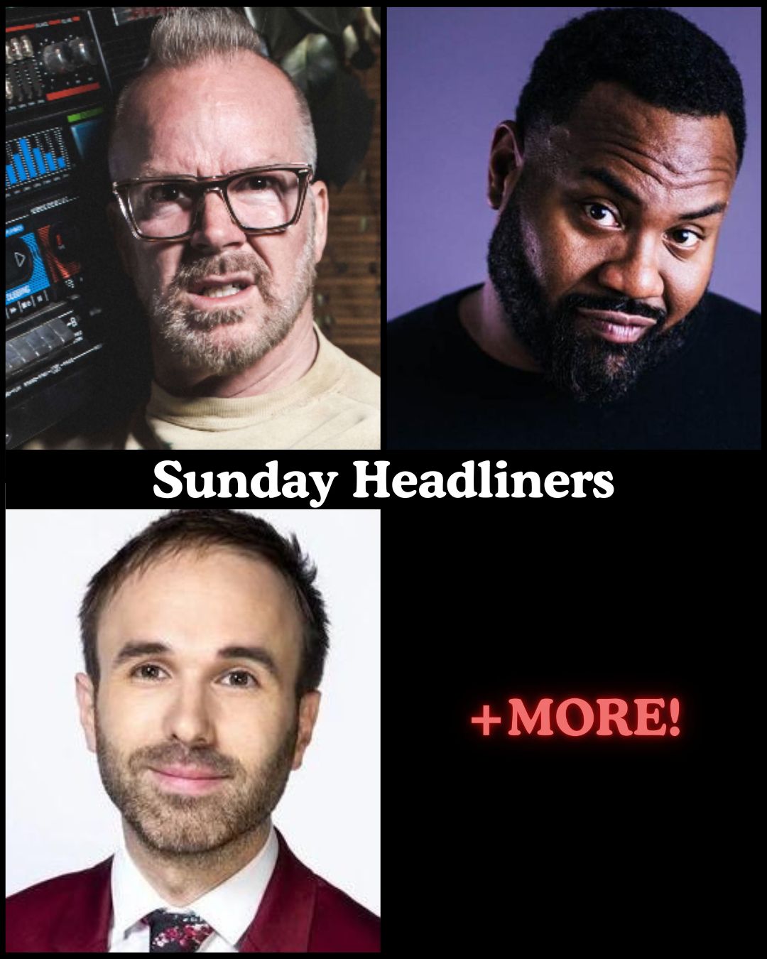 Sunday Headliners at The Comedy Store