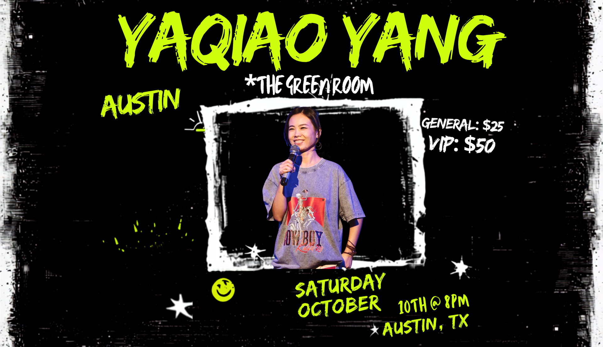 Yaqiao Yang Live At The Green Room at The Green Room (North Austin)