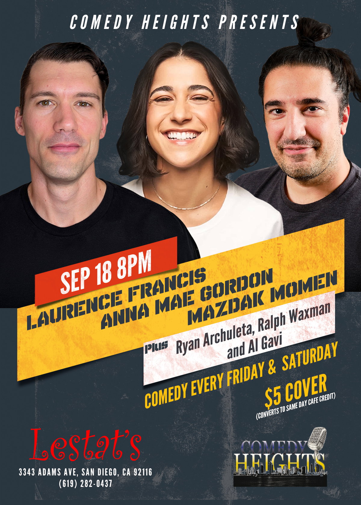 Comedy Heights Presents at Comedy Heights