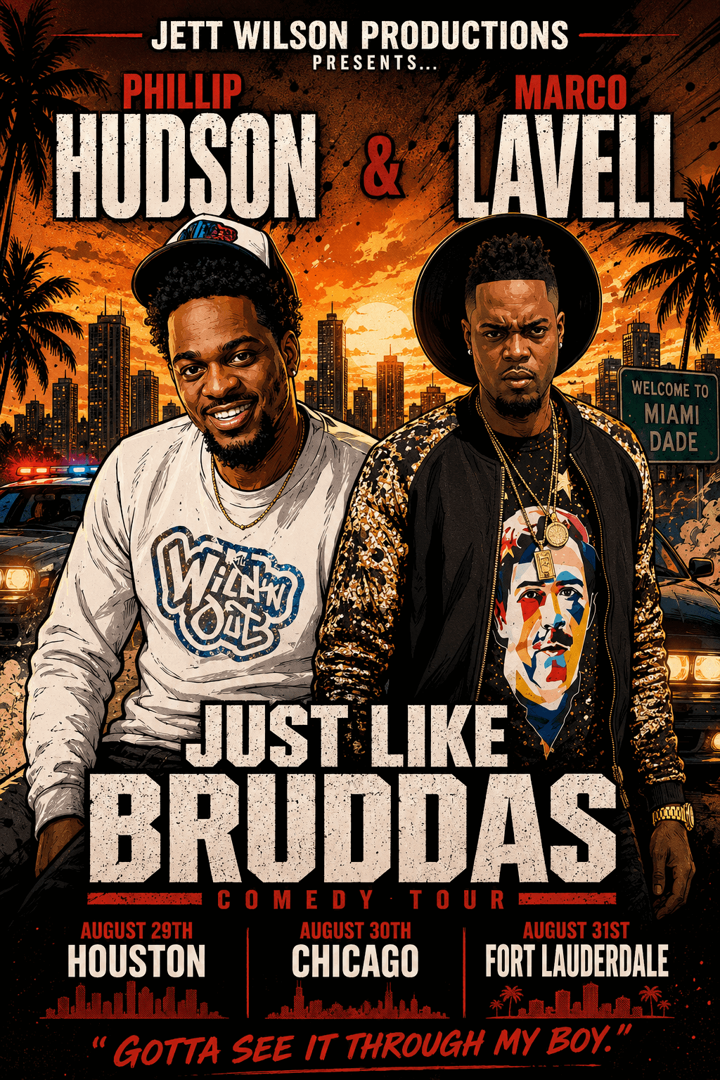 Just Like Bruddas Comedy Tour at Riddles Comedy Club