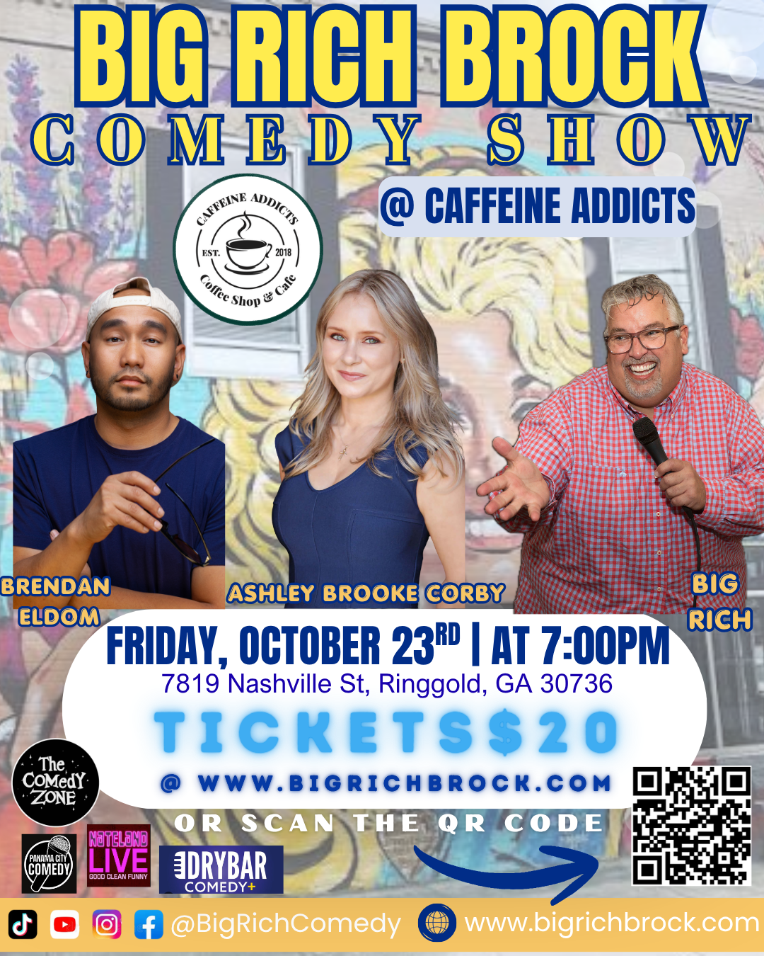 Big Rich Brock Clean Comedy Show at Big Rich Brock Comedy