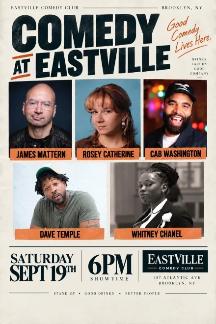 Comedy at Eastville at Eastville Comedy Club
