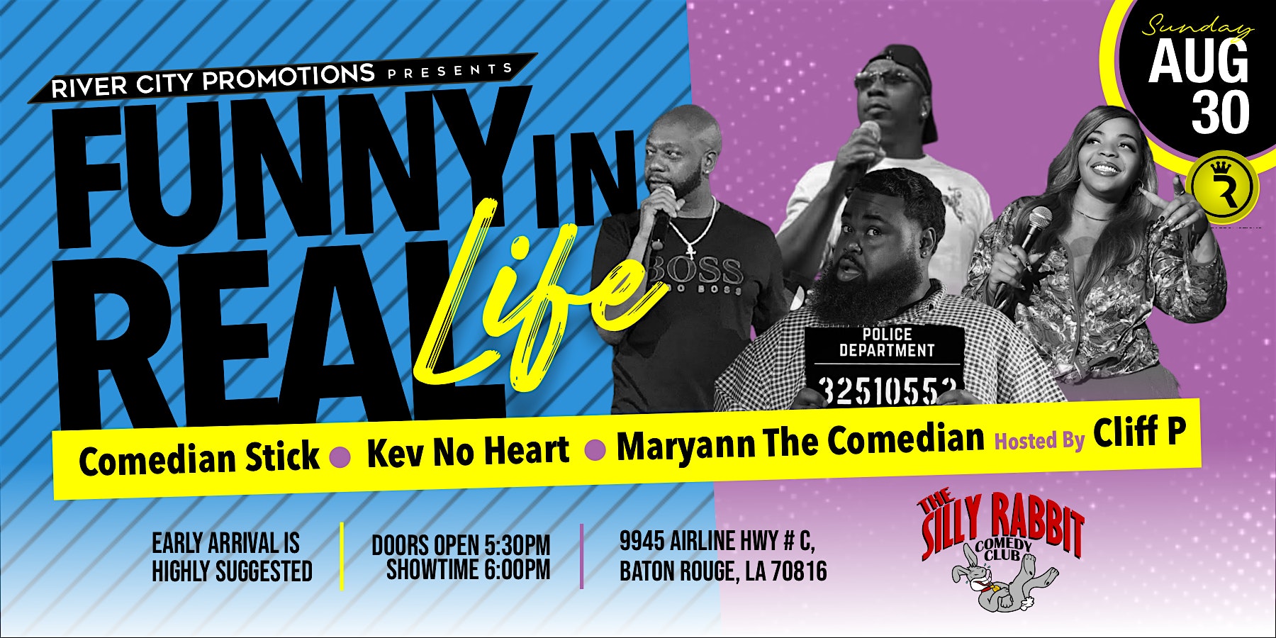 Funny In Real Life at The Silly Rabbit Comedy Club