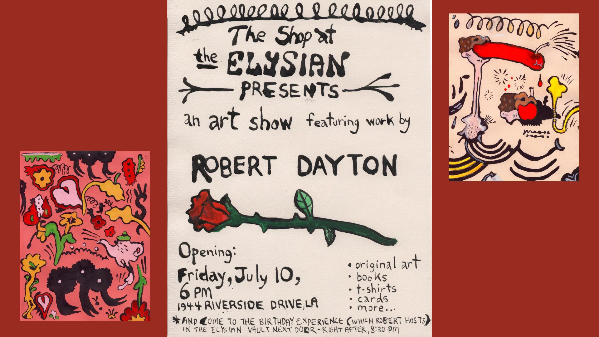 The Shop at the Elysian Presents: An Art Show Featuring Work by Robert Dayton at The Elysian Theater