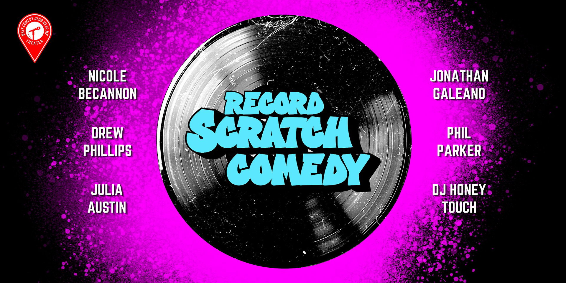 Record Scratch Comedy at Best Comedy Club Near Me Theater
